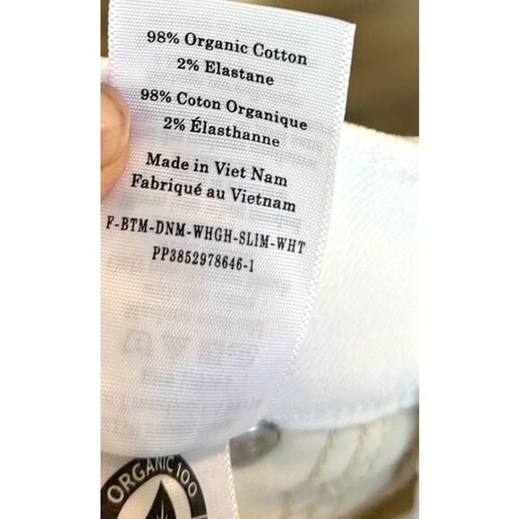 Everlane The Way-High Slim Jean in Bright White 28 Regular - Picture 5 of 6